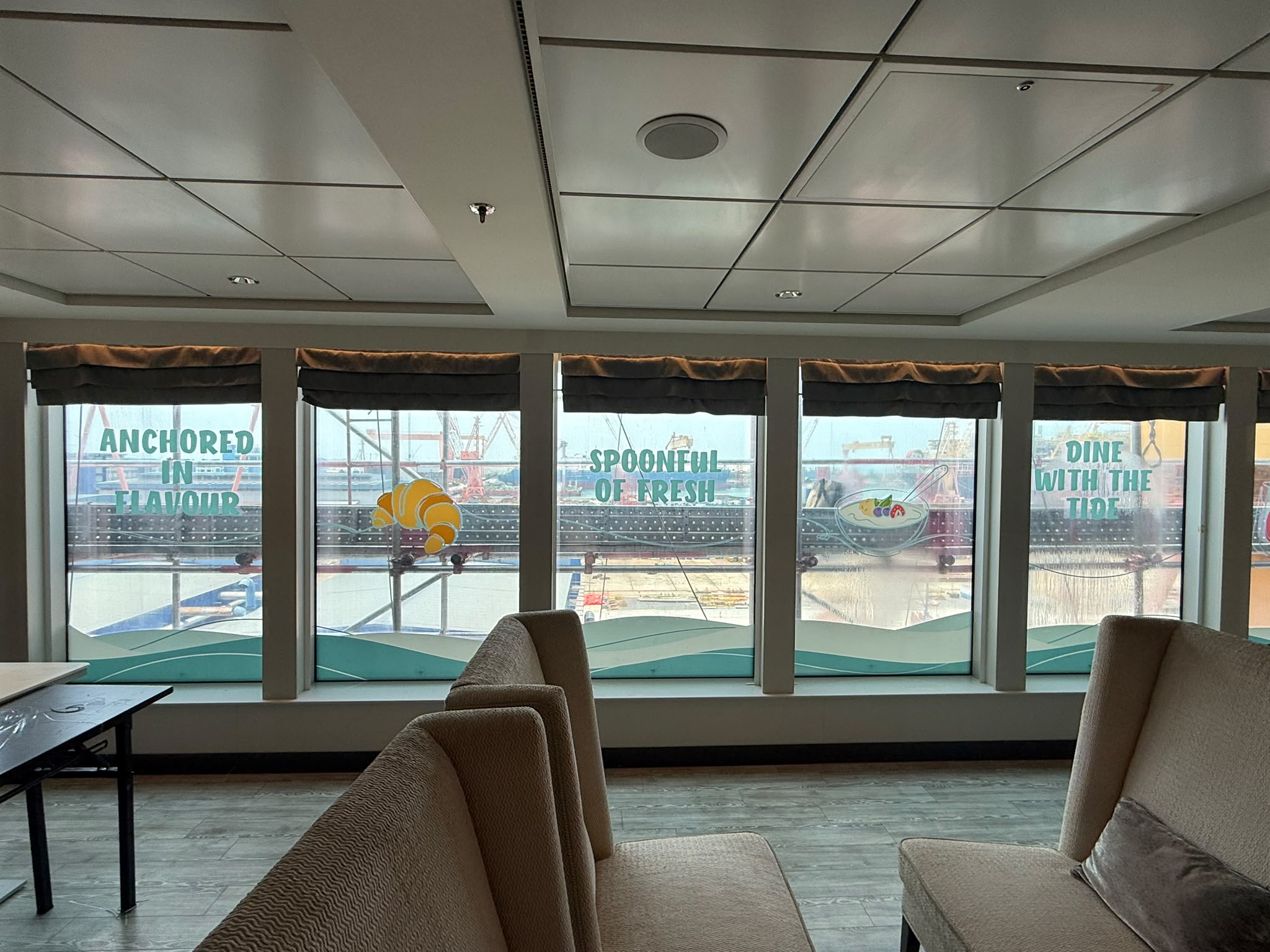 Glass window graphics